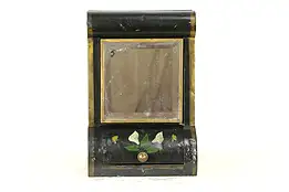 Victorian Painted Tin Antique Store Tea or Coffee Bin, Caddy or Hopper #32247