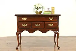 Traditional Cherry Vintage Lowboy Chest or Hall Console #32369