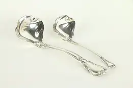 Chantilly Gorham Pair of Sterling Silver Sauce & Gravy Ladles #32457