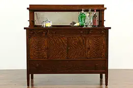 Arts & Crafts Mission Oak Antique Craftsman Sideboard #33251