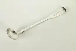 Victorian Antique Silverplate Sauce or Mustard Ladle, Meriden Brittania #33126