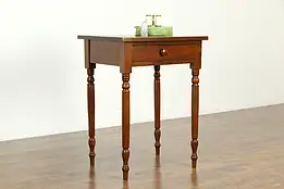 Victorian Antique Walnut Nightstand. Lamp or End Table #33200