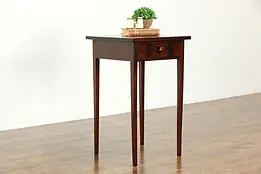 Hepplewhite 1800 Antique Mahogany Nightstand, End or Lamp Table #34482