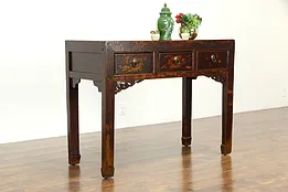 Chinese Antique Traditional Altar or Sofa Table or Hall Console #34944