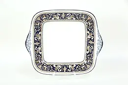 Wedgwood Cobalt Blue Florentine Dragon Pattern Plate or Platter #35563
