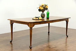 Traditional Vintage Farmhouse Dining Table, Extends 8,' Nichols & Stone #35675