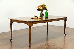 Traditional Vintage Farmhouse Dining Table, Extends 8,' Nichols & Stone #35675