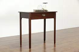 Kittinger Williamsburg Collection Vintage Mahogany Nightstand, End Table #35850