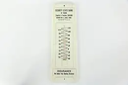 Security Bank Vintage Advertising Thermometer, St. Croix, MN #36308