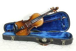 Student Vintage Spruce & Maple College Violin, Shark Case & Bow #36497