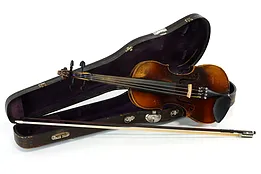Student Vintage Spruce & Maple College Violin, Case & Bow #37512