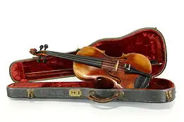 Student Vintage Spruce & Maple College Violin, Case & Bow #37646