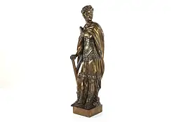 Classical Roman Design Vintage Bronze Statue, Sculpture of David #38763