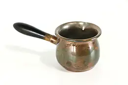 Farmhouse Antique Copper Sauce or Butter Pot, Denmark #39159