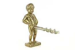 Manneken Pis Pissing Boy Belgian Wine Corkscrew, Brussels #39164