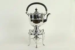 English Antique SilverplateTilting Tea Kettle Coffee Pot, Mappin & Webb #31543