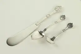 Reed & Barton Silverplate 3 Pc Serving Set, Reed & Barton, Pat. 1868 #31546