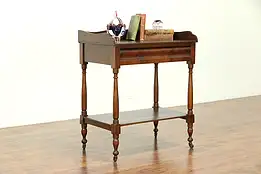 Sheraton Antique 1830 Washstand, Server, Beverage Bar or Hall Console #30634