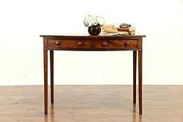 Scottish Antique 1810 Mahogany Hall Console or Sofa Table or Library Desk #31787