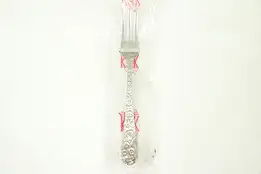 Repousse Kirk Stieff Sterling Silver Relish Serving Fork, New in Bag, #29045