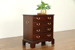 Traditional Mahogany Small Chest, Nightstand or End Table, Knob Creek #32073