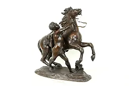 Marly Horse Statue, Antique 1890 French Sculpture after Coustou #31263