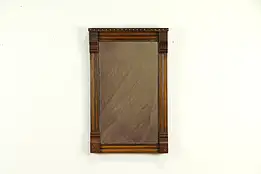 Late Victorian Eastlake Antique Carved Walnut Mirror  #32885