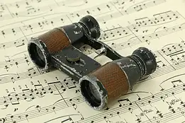 Opera Glasses Worn Paint & Leather #33174