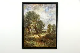 Clearing in the Forest, Vintage Original Oil Painting, Fairchild #33266