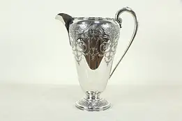 Wilcox International Silverplate Paisley Antique Water Pitcher  #33178