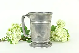 Pewter Antique English Quart Tankard or Mug, Castle Hotel Eltham B1 #33421