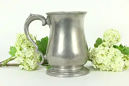 Victorian English Pewter Quart Mug or Tankard Royal Stamps B4 #33428