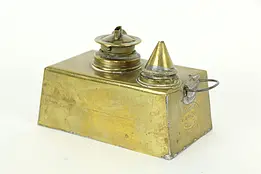 Brass Antique Oil Lamp Piper Toronto #34162