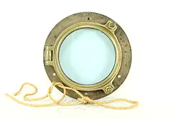 Nautical Salvage Brass Porthole Window 14 1/2"  #34350
