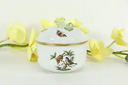 Herend Rosenthal Bird Jar with Flower Top #34674