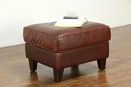 Leather Vintage Ottoman, Stool or Bench  #34739