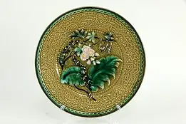 Majolica Antique Hand Painted 7 3/4" Plate #35282