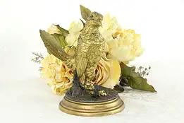 Bronze Antique Scandinavian Sculpture of a Bird & Inkwell #36458