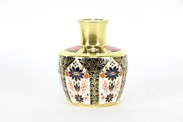 Old Imari Vase or Sake Bottle, English Royal Crown Derby  #36553