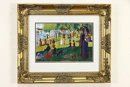 Sunday on the Grande Jatte Giclee Art Print after Seurat, Framed 25 1/2" #37119