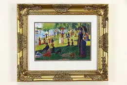 Sunday on the Grande Jatte Giclee Art Print after Seurat, Framed 25 1/2" #37119