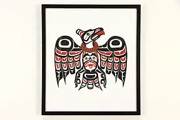 Inuit Serigraph Silk Screen Print Lewagila 144/175 Frank Nelson 18" #36706