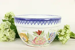 Henriot Quimper Signed Flower Pot or Bowl, Hand Painted Brittany, France #37162