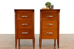 Pair of Midcentury Modern 1960 Vintage Nightstands or End Tables, Drexel #36224