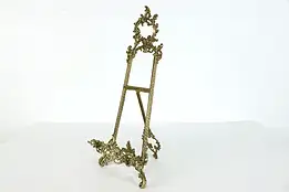 Rococo Design Cast Brass Vintage Artist Picture Easel #38181