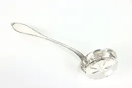 Sterling Silver Antique English Handmade Slotted Ladle, Strainer, CNR #38518