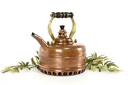 Farmhouse Vintage Whistling Tea Kettle With Quick Boil Coil, Simplex #39157