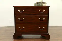 Mahogany Small Chest, End Table or Nightstand, Henkel Harris 2000#31910