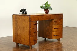 Heywood Wakefield Midcentury Modern 1950's Vintage Birch Desk #32616