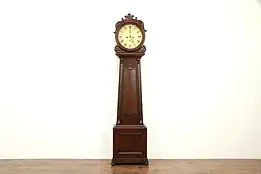 Victorian Scottish Antique Grandfather Tall Case Clock, Mitchell, Glasgow #32734